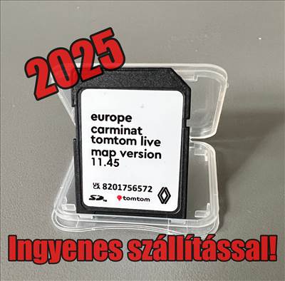 Renault Carminat LIVE 2025 (11.45) navigációs térkép SD kártya