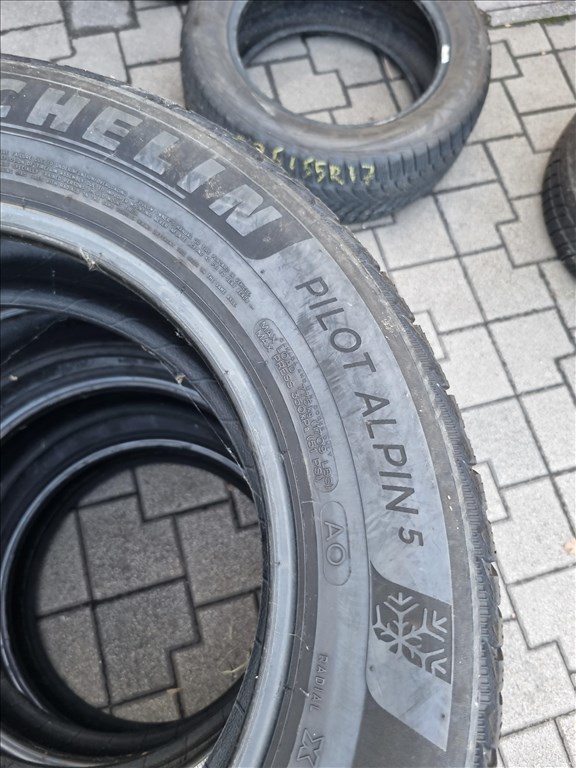  225/6017" újszerű Michelin Pilot Alpin 5 téli gumi 4db  6. kép