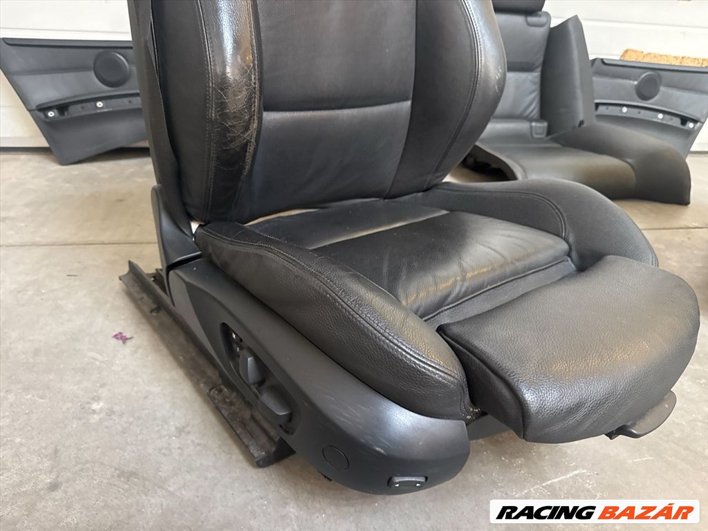 BMW 3 E93 fűthető elektromos memóriás fekete bőr Ülés Szett 4. kép