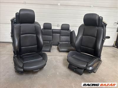 BMW 3 E93 fűthető elektromos memóriás fekete bőr Ülés Szett