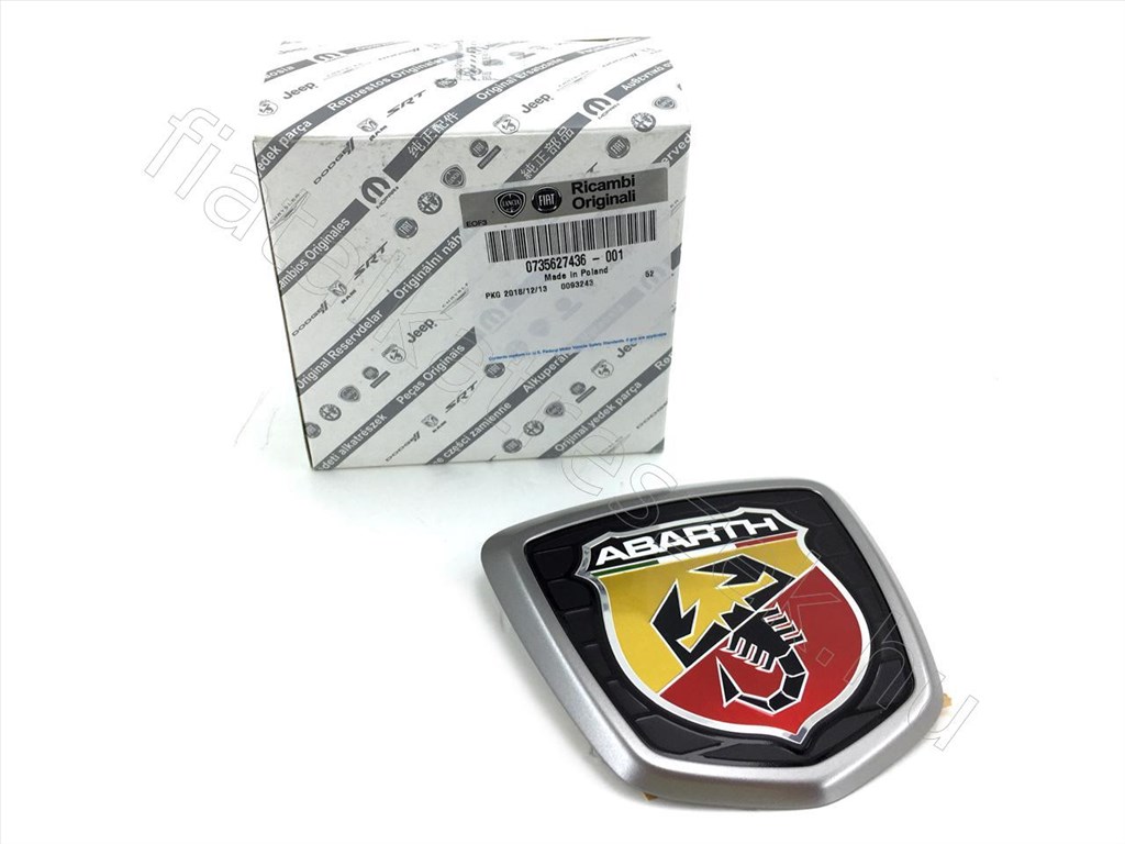Hátsó embléma 500 Abarth - 500, 500C - 735627436 -  - FIAT eredeti Eredeti új 735627436 4. kép