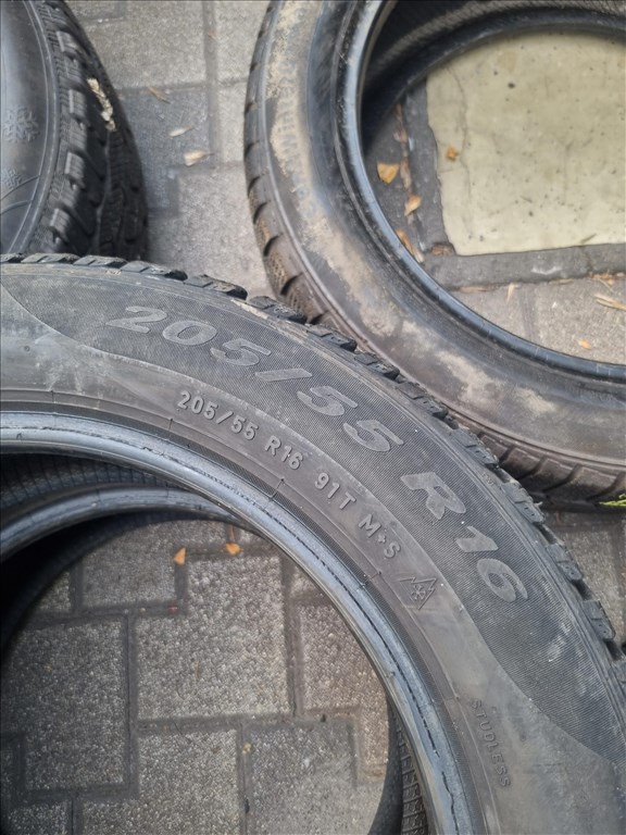  205/5516" újszerű Pirelli Cinturato Winter téli gumi 2db  6. kép