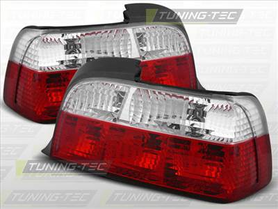 BMW E36 12.90-08.99 COUPE RED WHITE  Tuning-Tec Hátsó Lámpa