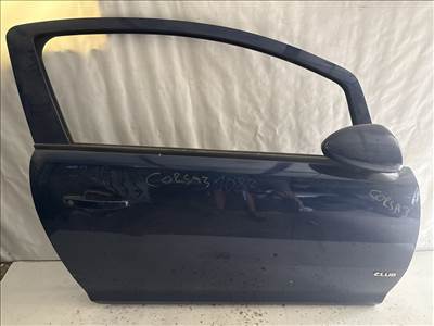 1083 Opel Corsa D Jobb első Ajtó Kék Z21B 3 ajtós