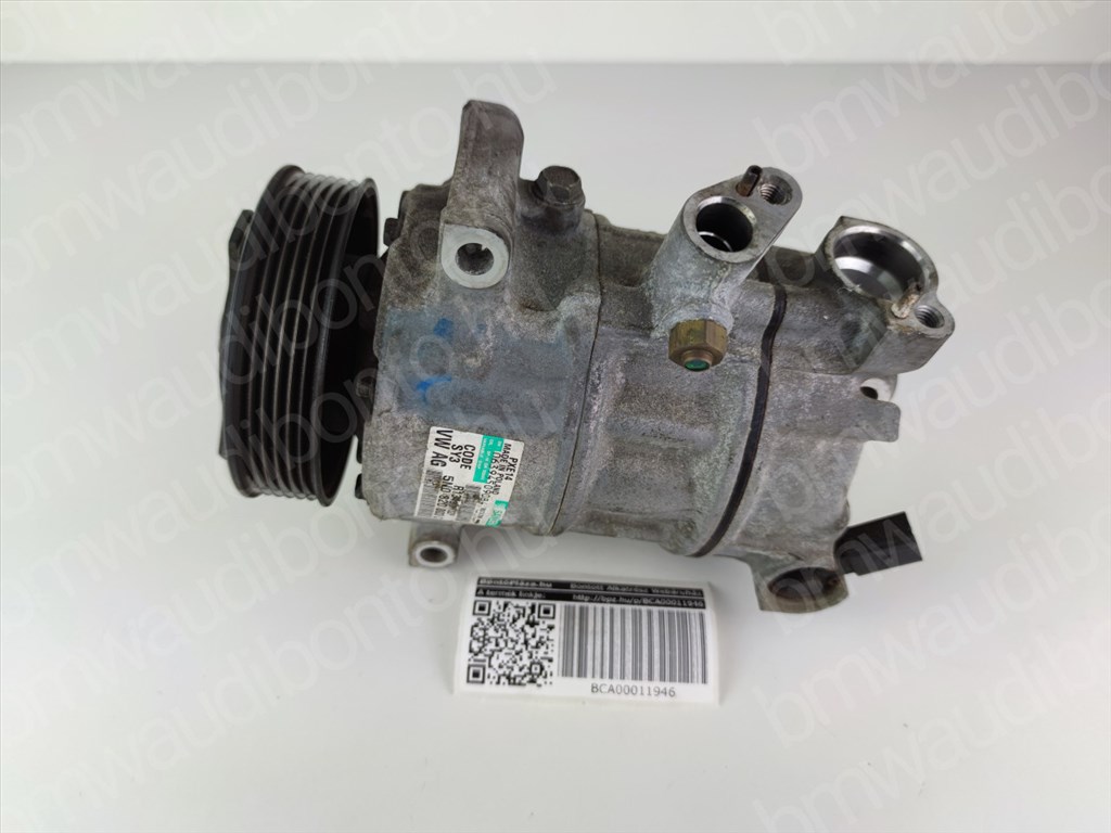 AUDI A3 (8P1)  2.0 TDI Légkondicionáló (A/C) klíma kompresszor (5N0820803C) 3. kép