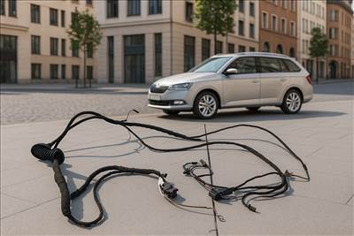 Skoda Fabia III (6V generáció, 2015–2022) ajtó kábelátvezető, kábelköteg   6v0971829a