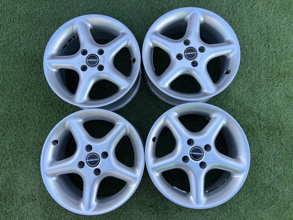 4x100 15" Borbet alufelni 7Jx15h2 ET35 1. kép