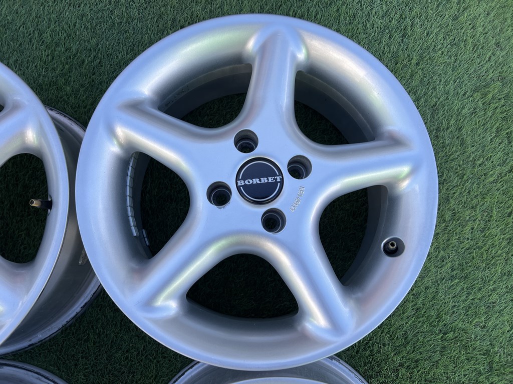 4x100 15" Borbet alufelni 7Jx15h2 ET35 4. kép