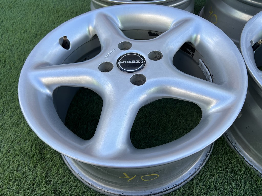 4x100 15" Borbet alufelni 7Jx15h2 ET35 6. kép