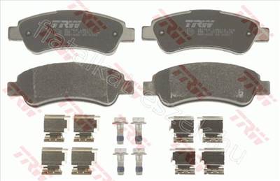 FÉKBETÉT KÉSZLET, TÁRCSAFÉK - JUMPER, DUCATO, BOXER - GDB1682, GDB1682 -  - TRW Egyéb GDB1682