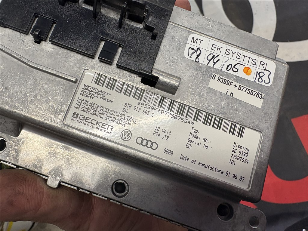 Audi A5 (B8 - 8T) B8 - 8T Fejegység,képernyő 8t0919603c 2. kép