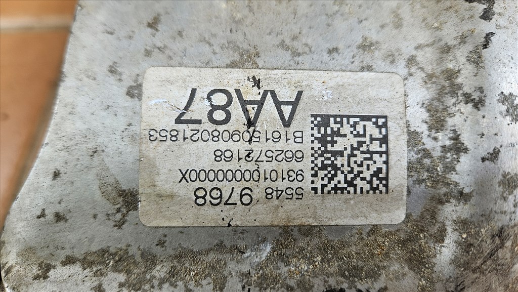 Opel Astra K 1.6 CDTI Kipufogó hővédő lemez B16dth B16dte B16dtl  55488552 3. kép