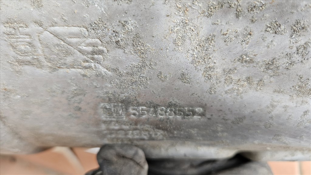 Opel Astra K 1.6 CDTI Kipufogó hővédő lemez B16dth B16dte B16dtl  55488552 4. kép