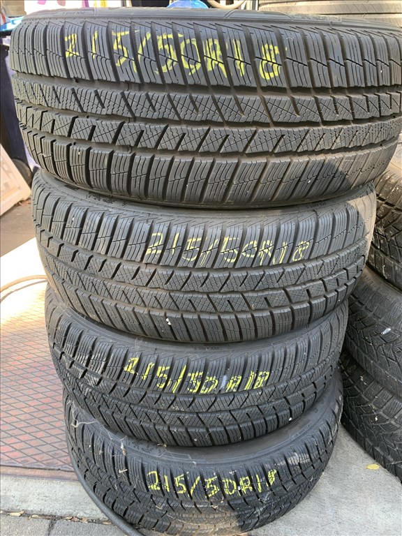  215/5018" újszerű Barum téli gumi  1. kép
