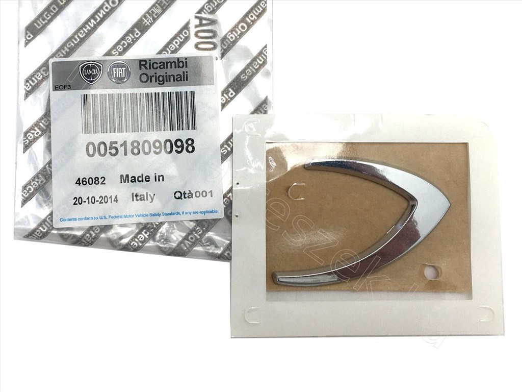 Embléma D - DELTA - 51809098 -  - FIAT eredeti Eredeti új 51809098 4. kép