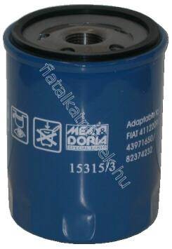 Olajszűrő - CROMA, NIVA, GIULIA, ELBA, GTV, DEDRA - MD.15315/3 -  - MEAT & DORIA Utángyártott új 15315/3