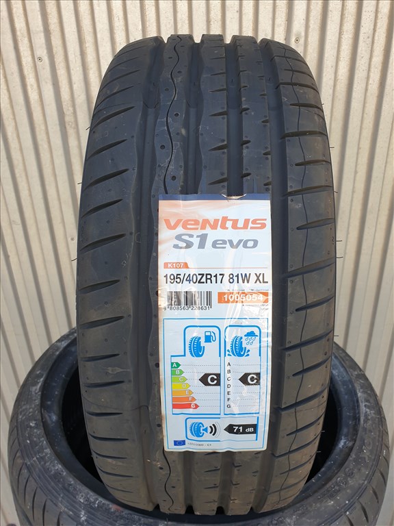  195/40 17 Hankook Ventus S1 EVO 4. kép