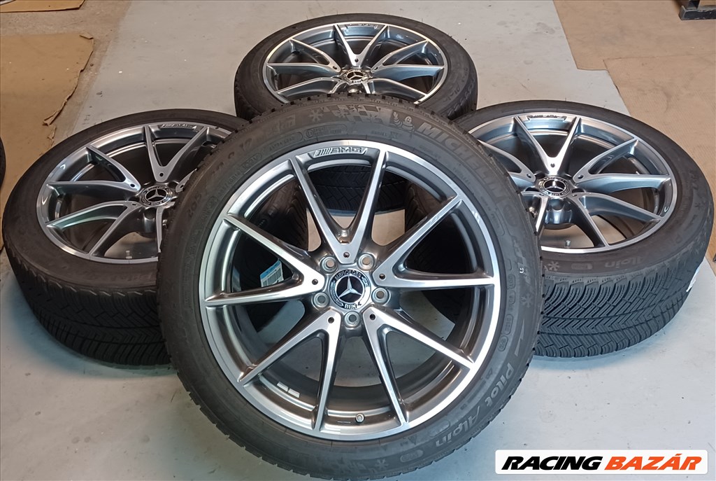 Mercedes W213 E63 AMG 5x112 9,5x19 265/40 R19 téli gumikkal 4db.7,5mm 2. kép