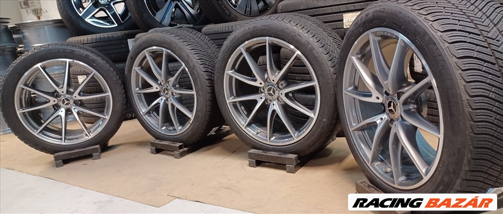 Mercedes W213 E63 AMG 5x112 9,5x19 265/40 R19 téli gumikkal 4db.7,5mm 8. kép