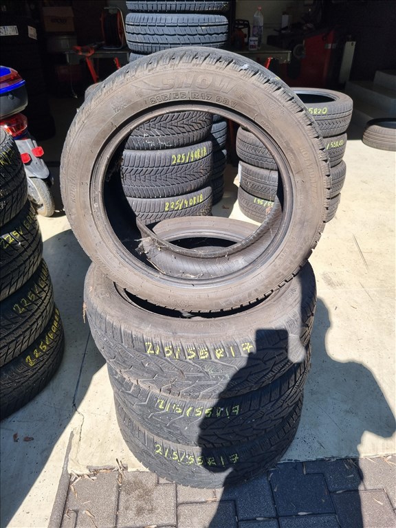  215/5517" újszerű Kormoran Snow téli gumi 4db  2. kép