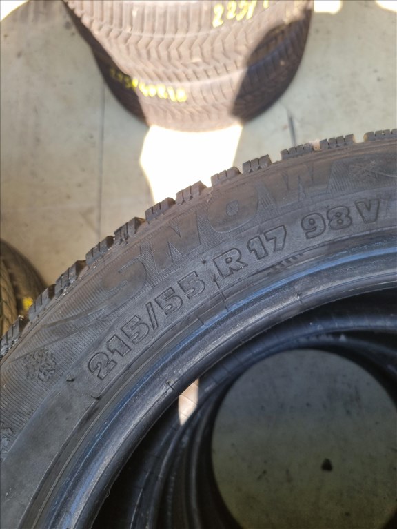  215/5517" újszerű Kormoran Snow téli gumi 4db  5. kép