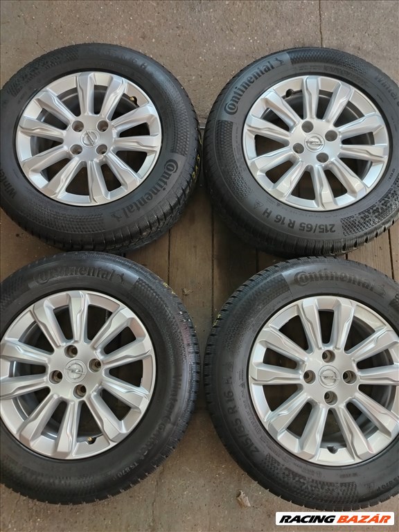  Opel Mokka (2020) 4x108 16" (gyári felni) alufelni, 215/65 Continental téli gumi 1. kép