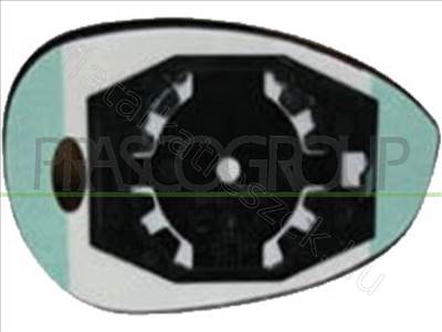 Tükörlap cserélhető bal, domború - GRANDE, 500, 500C, PUNTO, LINEA - FT0307504, 04FW -  - PRASCO Egyéb 04FW