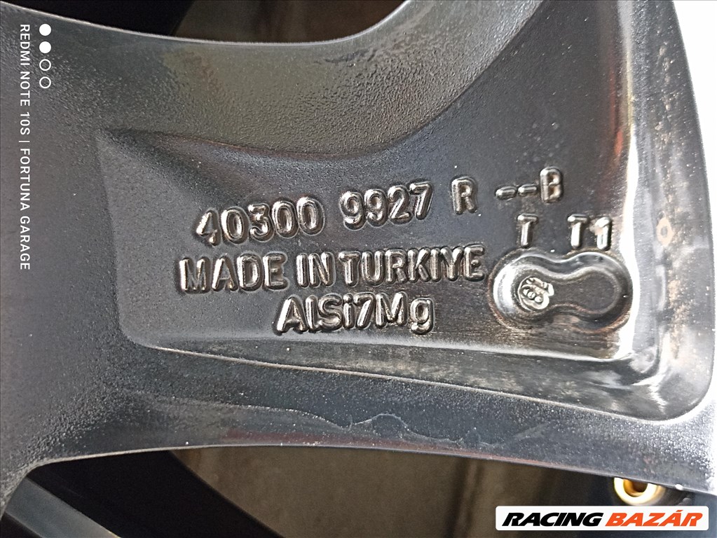 4x100 16" Renault 'Bangka' (Clio/Zoe) használt alufelni garnitúra 8. kép