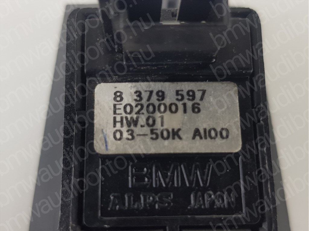BMW 7 (E65, E66, E67) Jobb hátsó elektromos ablakemelő kapcsoló (8379597) 2. kép