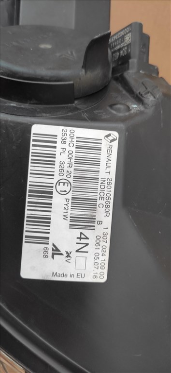 Renault Megane jobb első làmpa 1305630712 3. kép
