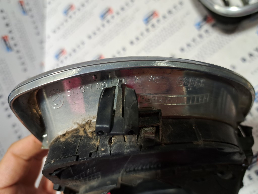 BMW E46 facelift sedan touring króm vese hûtõrács grill - fülhiányos 4. kép