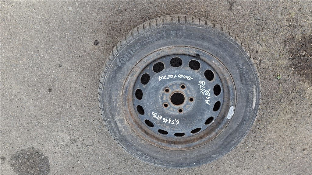 Audi A4 (B6) 16 pótkerék 6.5J 16, ET 50 1k0601027a 1. kép