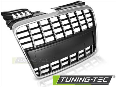 AUDI A4 B7 04-08 S8 LOOK CHROME BLACK  Tuning-Tec Hűtőrács