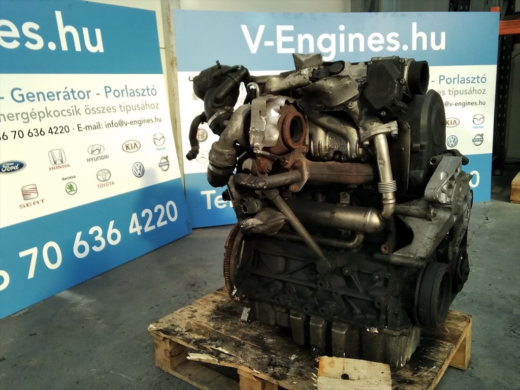 Volkswagen 1,9PDTDI, BLS bontott motor  2. kép