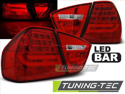 BMW E90 03.05-08.08 RED LED BAR Tuning-Tec Hátsó Lámpa