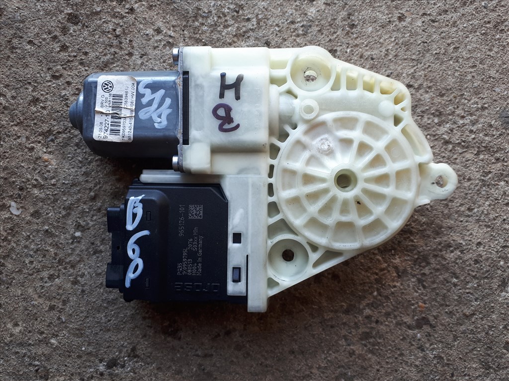 Volkswagen Passat B6 Bal hátsó ablakemelő motor 1K0959795L, 974227-10 1k0959703ab 3c5839461j 5. kép
