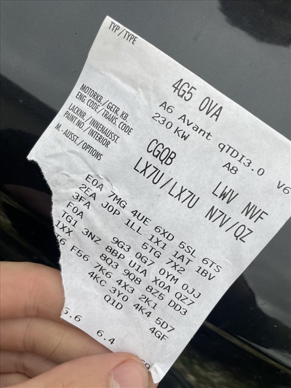 Audi A6 (C7 - 4G) prefacelift bontott alkatrészei 4. kép