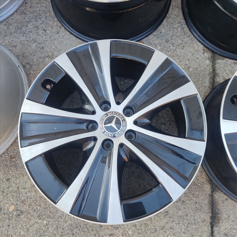 5x112 18 Gyári Merci polír alufelni 150000ft a 4db/258/ 4. kép