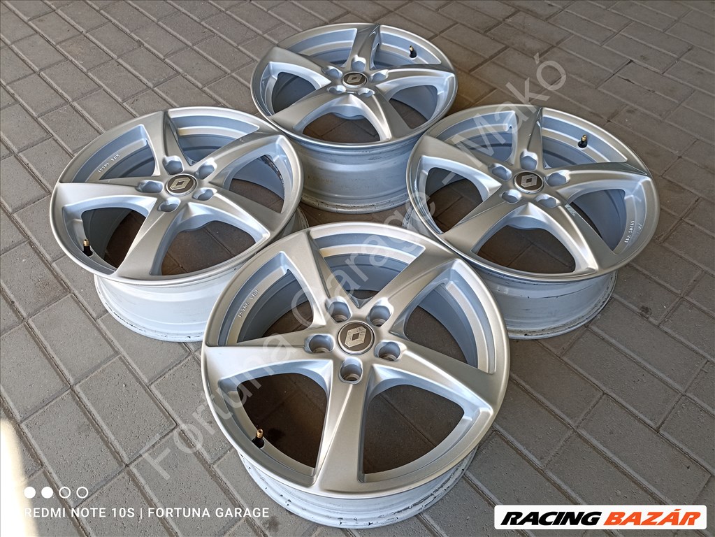 5x114,3 17" Renault újszerű alufelni garnitúra (5) 2. kép