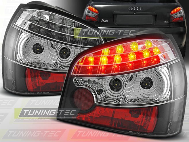 AUDI A3 08.96-08.00 BLACK LED Tuning-Tec Hátsó Lámpa 1. kép