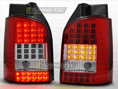 VW T5 04.03-09 RED WHITE LED  Tuning-Tec Hátsó Lámpa