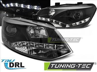 VW POLO 6R 09-03.14 DRL BLACK Tuning-Tec Fényszóró