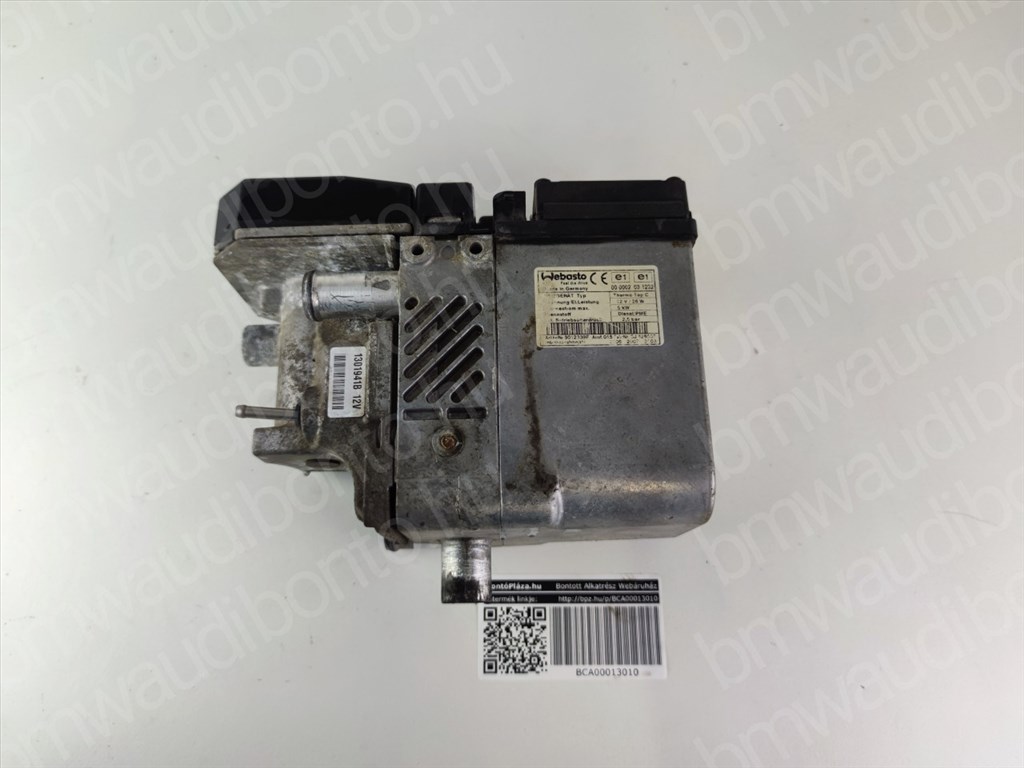 AUDI Q7 (4LB) Webasto állófűtés (részeivel) (4L0815071C) 3. kép