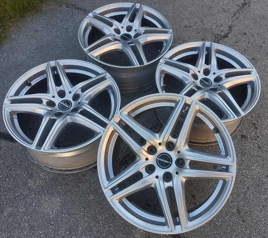 5x112 17 Borbet XRT alufelni r17 " VW Skoda Seat Audi Mercedes Cupra 4. kép