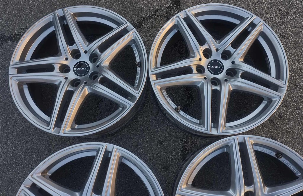 5x112 17 Borbet XRT alufelni r17 " VW Skoda Seat Audi Mercedes Cupra 6. kép