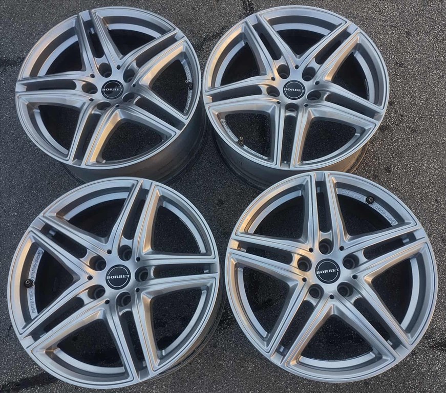 5x112 17 Borbet XRT alufelni r17 " VW Skoda Seat Audi Mercedes Cupra 2. kép
