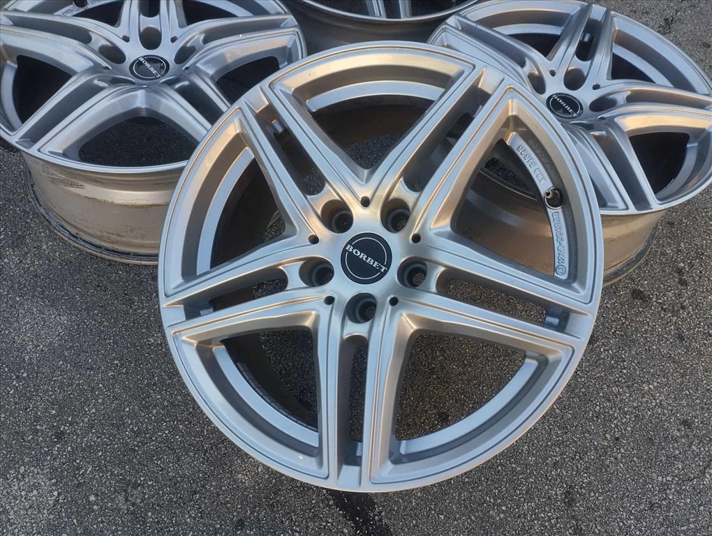 5x112 17 Borbet XRT alufelni r17 " VW Skoda Seat Audi Mercedes Cupra 1. kép