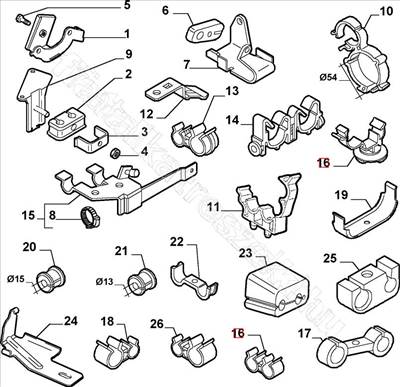 Bilincs            - REGATA, GIULIA, PUNTO, GT, 146, TIPO - 7661695, 60617880 -  - FIAT eredeti Eredeti új 7661695