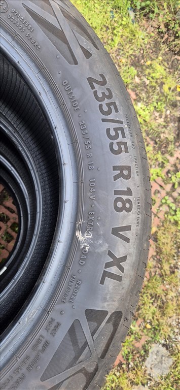  235/5518" újszerű Continental nyári gumi  5. kép