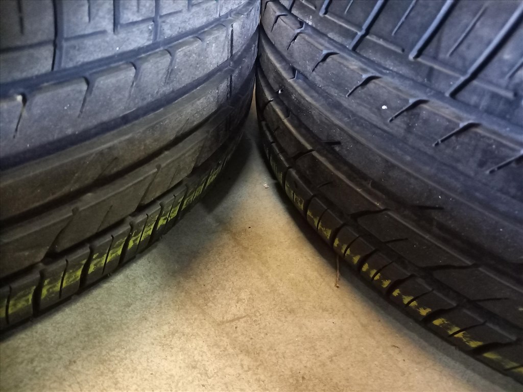 Nissan 4x114.3-as 6x16" használt (gyári felni) alufelni, rajta 185/50 használt Falken nyári gumi Mxx 4. kép